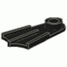 Part 2599 Black Minifig, Footgear Flipper 